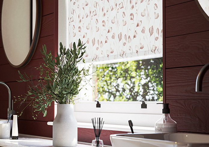 Botanical Watercolour, Blush Pink - Twist&Fit Roller Blind - Image 5